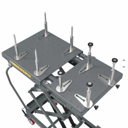 Mobile electric hoist for electric vehicle batteries 1200 kg