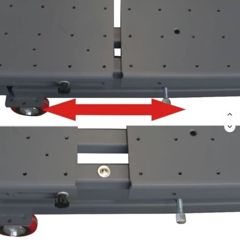Mobile electric hoist for electric vehicle batteries 1200 kg