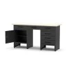 Professional workshop workbench with 6 drawers and lockable cabinet, 1600 x 600 x 850 mm