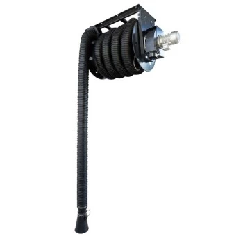 Smoke extraction coil with hose and nozzle (with motor)