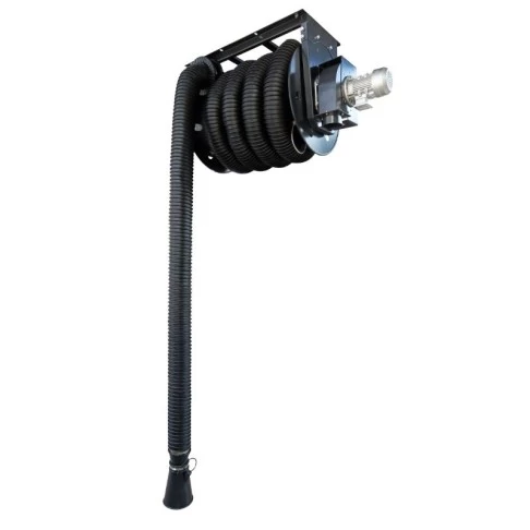 Smoke extraction coil with hose and nozzle (with motor)
