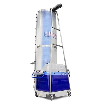 Self-propelled battery-powered bus and truck washing machine SW 626 LX