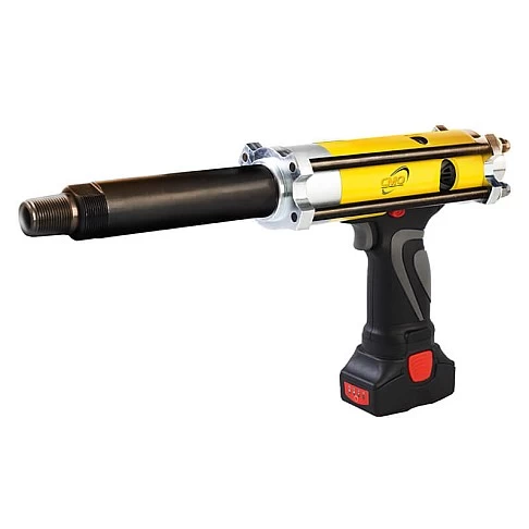 Elektromechaninis stūmoklinis įrankis kėbulų remontui