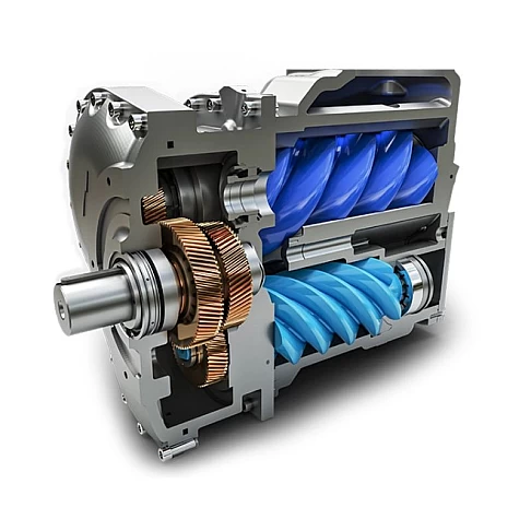 Oil-lubricated fixed-speed rotary screw air compressor L200 CompAir