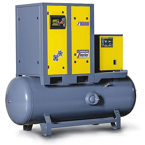 Screw air compressor with air tank and air cryer 15 kW Comprag