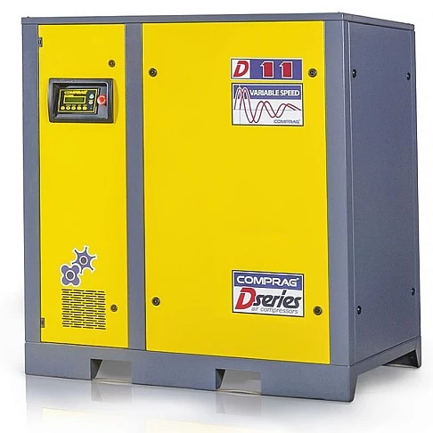 Screw air compressor with direct drive technology and frequency control 15 kW Comprag