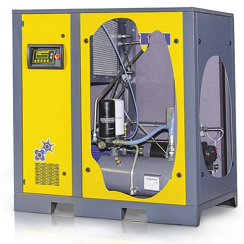 Screw air compressor with direct drive technology and frequency control 15 kW Comprag