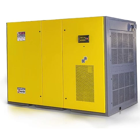 Screw air compressor with direct drive technology and frequency control 90 kW Comprag