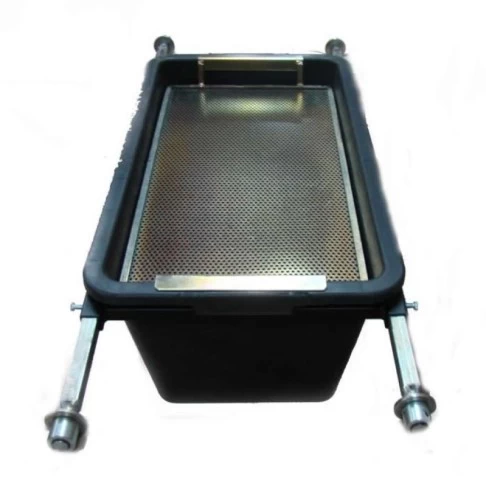 Mobile pit-edge oil collection tank 40 L