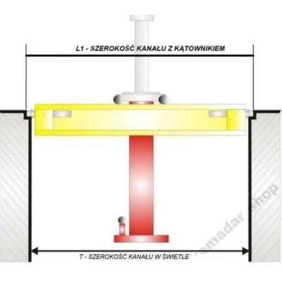 Подъемник шахтный пневмогидравлический 16 тонн прямой