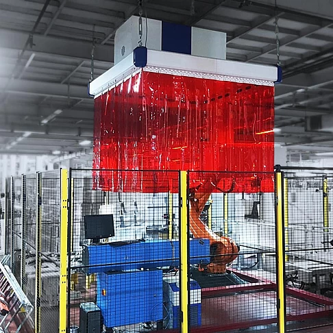 Robotinio suvirinimo gaubtas su užuolaida i8 FRESHWELD