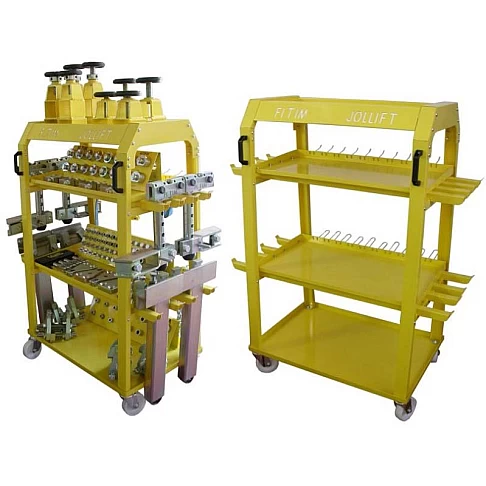 Įrankių vežimėlis su įrankiais automobilių tiesinimo darbams LA 104