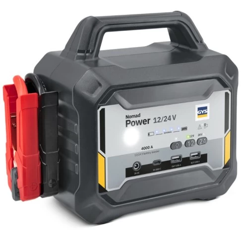 Зарядное устройство для аккумуляторов – пусковое устройство 12/24 В Nomad Power Pro GYS