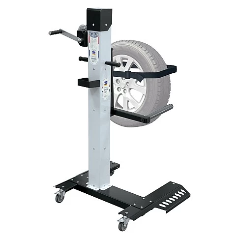 Rankinis ratų keltuvas automobilių dirbtuvėms