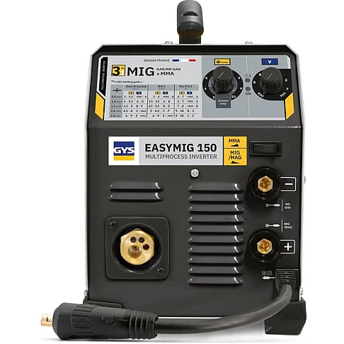 Semi-automatic welding machine for MIG/MAG and MMA welding GYS EASYMIG 150