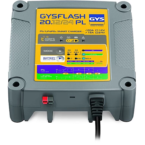 Зарядное и обслуживающее устройство для аккумуляторов GYSFLASH 20.12/24 PL
