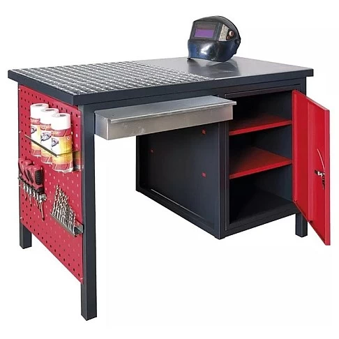 Welding and grinding workbench
