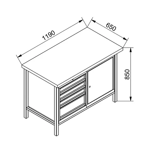 Darbastalis Premium Line ZD 1200 Gude