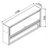 Навесной шкаф 1100 с 2/3