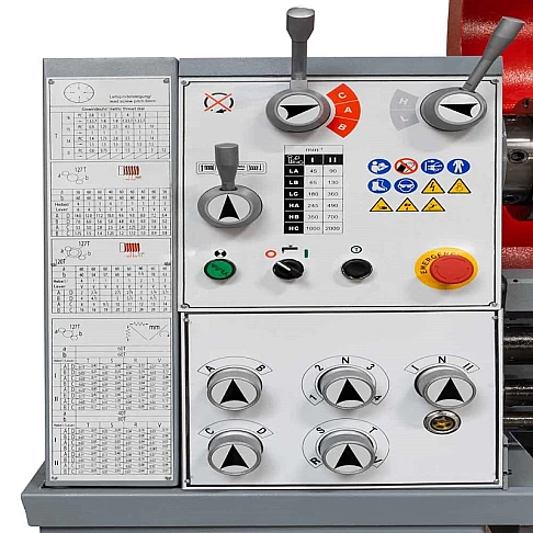 Metal Lathe with 3-Axis Digital Readout (DRO) ED1500KDIG_400V