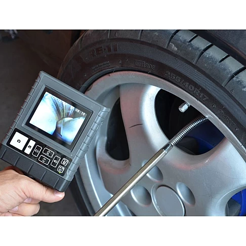 Handheld videoscope with 28 mm IP68 camera