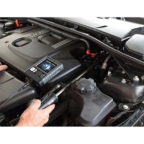 Handheld videoscope with 28 mm IP68 camera