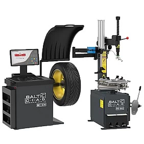 Комплект автоматического балансировочного и полуавтоматического шиномонтажного оборудования BD-631 + BD-810