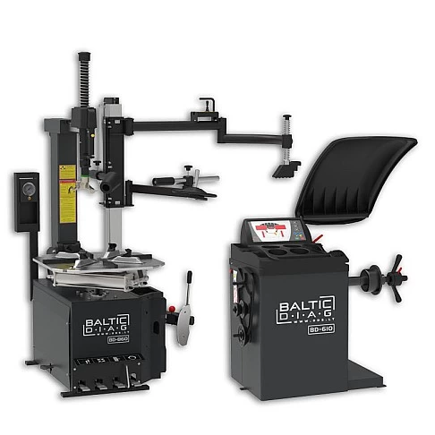 Комплект шиномонтажных и балансировочных станков БД-860 + БД-610