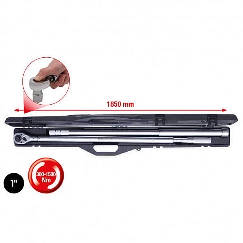 KStools Промышленный динамометрический ключ 300–1 500 Нм для различных промышленных применений