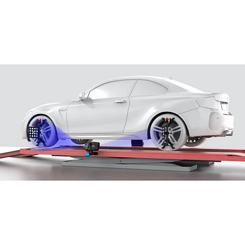Belaidis 3D ratų suvedimo stendas X-631 3D Full su diagnostikos įranga Launch