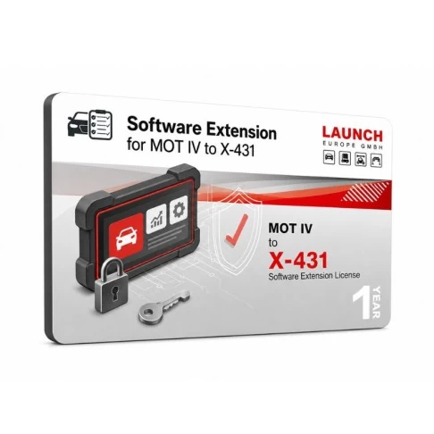 Launch MOT IV software feature expansion license for X-431