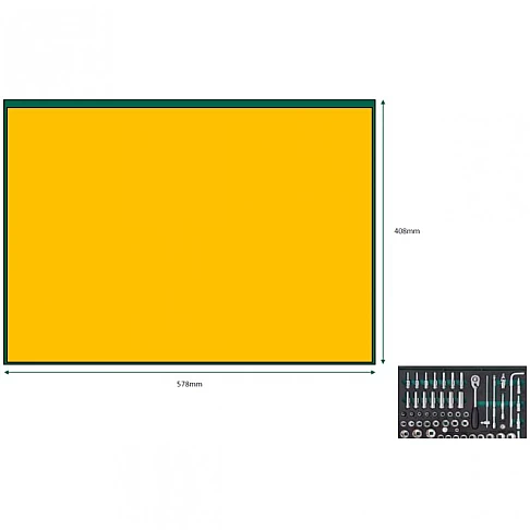Инструментальная тележка 7 ящиков SATA PRO