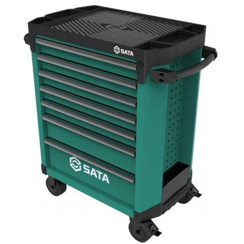 Инструментальная тележка 7 ящиков с колесами и 300 инструментами SATA PRO