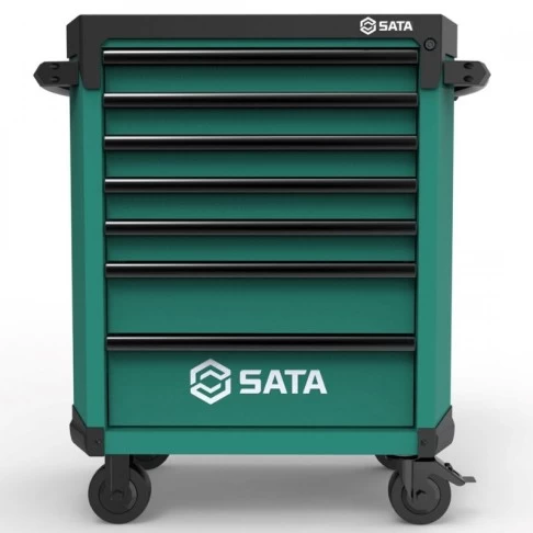 Инструментальная тележка 7 ящиков с колесами и 300 инструментами SATA PRO