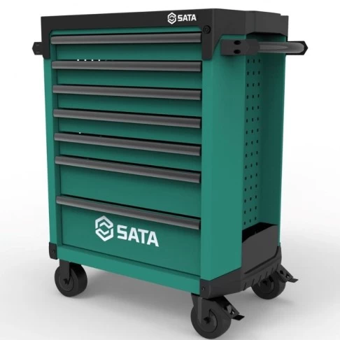 Инструментальная тележка 7 ящиков с колесами и 300 инструментами SATA PRO