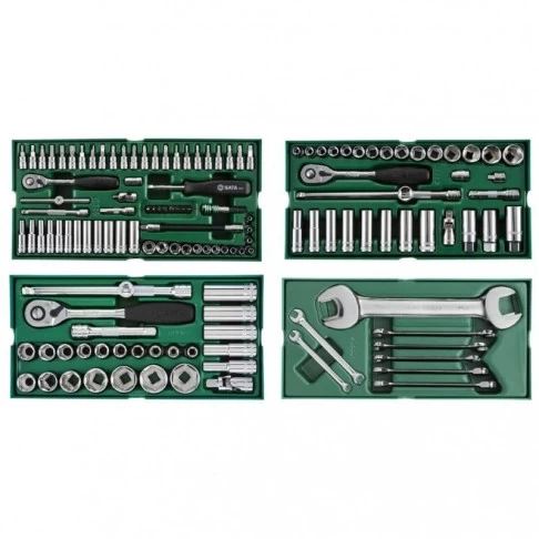 Инструментальная тележка 7 ящиков с колесами и 300 инструментами SATA PRO