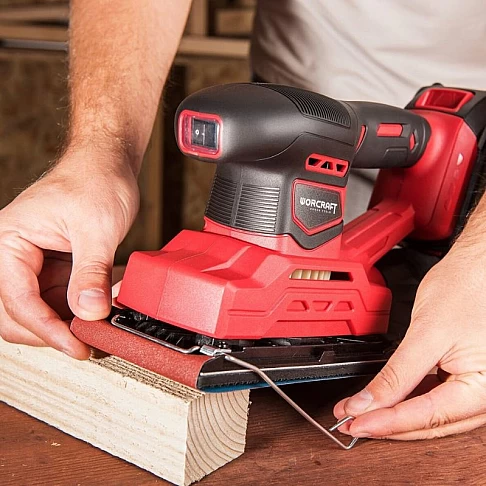 Cordless orbital sander 20V Li-ion