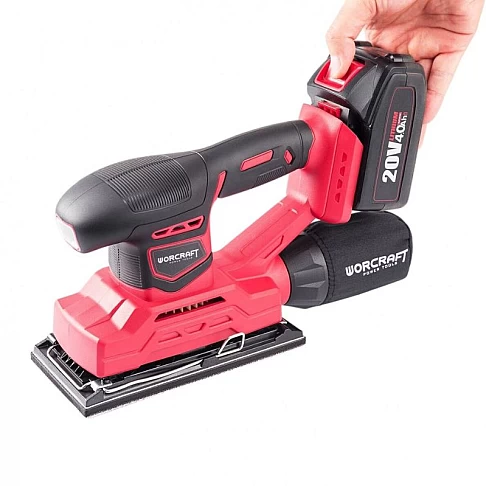 Cordless orbital sander 20V Li-ion