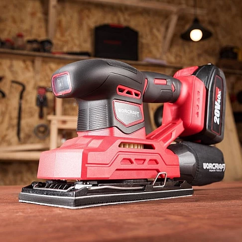 Cordless orbital sander 20V Li-ion