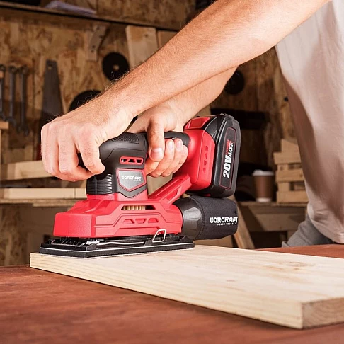 Cordless orbital sander 20V Li-ion