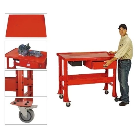 Мобильный верстак с емкостью для сбора жидкости 13 л