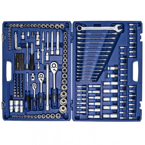 1/4 "+ 3/8" + 1/2 "Набор головок и ключей 218шт.
