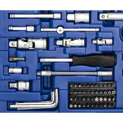 1/4 "+ 3/8" + 1/2 "Набор головок и ключей 218шт.