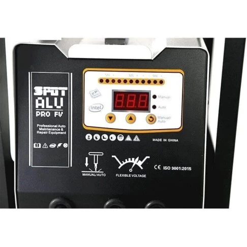 Spot body straightening machine for aluminum and straightening tool kit