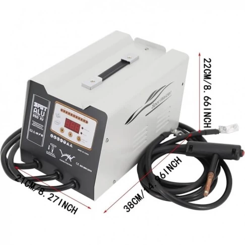 Spot body straightening machine for aluminum and straightening tool kit