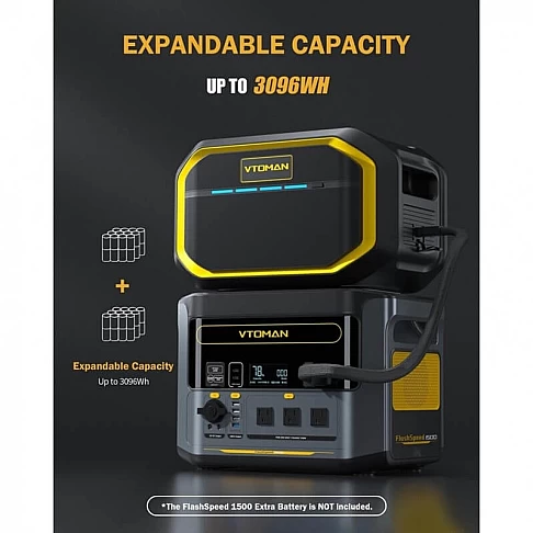 Портативная батарея с блоком управления FlashSpeed 1500 VTOMAN