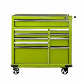 Tool trolley with 10 drawers