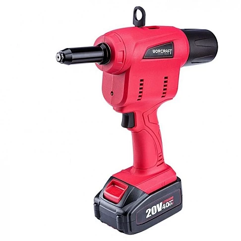 Cordless rivet gun 20 V Li-ion