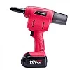 Cordless rivet gun 20 V Li-ion