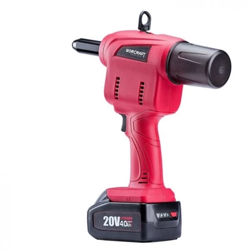 Cordless rivet gun 20 V Li-ion